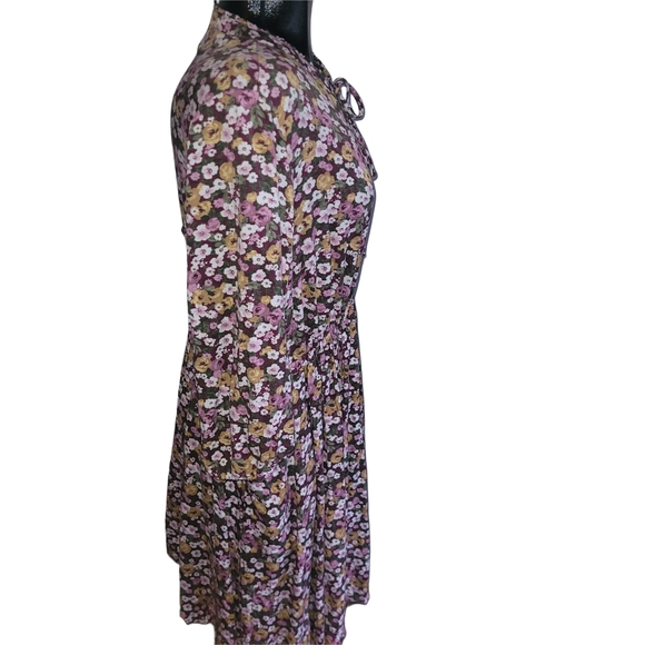 Torrid Mini Stretch Front Keyhole Floral Print Dress Size 1X - Picture 4 of 7